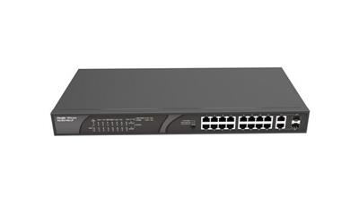 Reyee RG-ES118S-LP 16-port 10/100Mbps Desktop Unmanaged PoE Switch