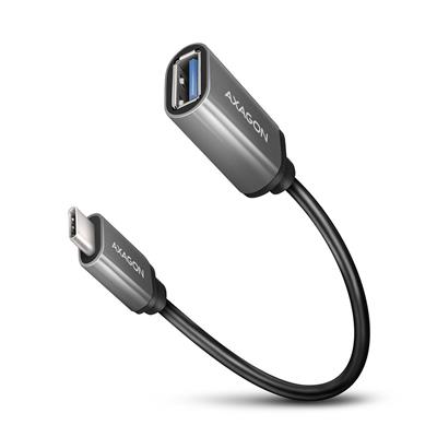 AXAGON RUCM-AFAC cable reduction USB-C male <-> USB-Afemale, 20cm, USB 3.2 Gen 1,3A, ALU