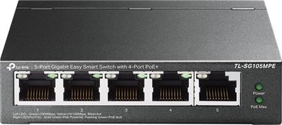 TP-Link TL-SG105MPE - Gigabit Easy Smart PoE switch, 4x PoE