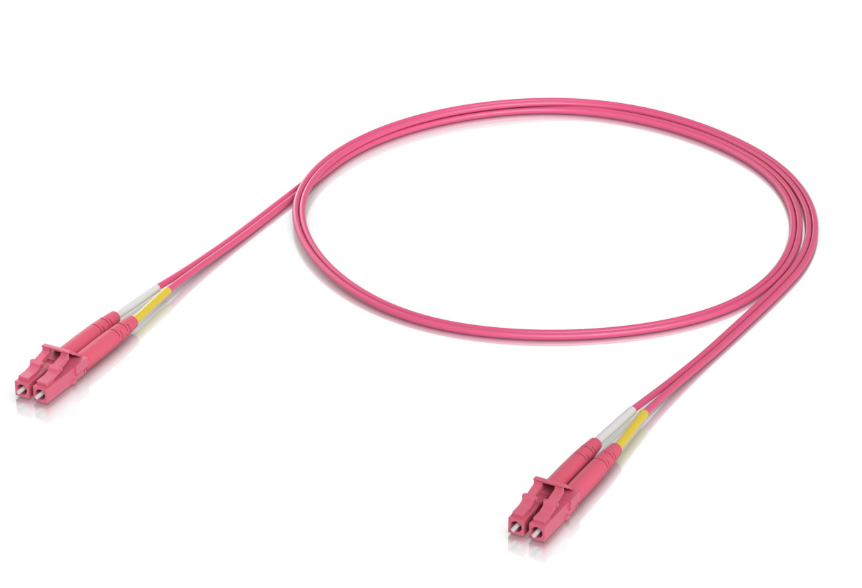 Ubiquiti UACC-OFC-M2-LULU-1M-50 - optical patch cord LCupc/LCupc, Duplex, Multi-mode 50/125, 1m (50pcs)