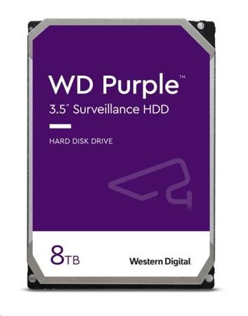 WD PURPLE WD85PURZ 8TB SATA/600 256MB cache, Low Noise, CMR