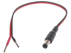 0.2 m DC cable (s 2.1/5.5 connector) Straight - male