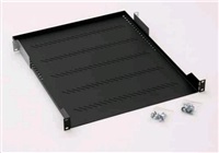 TRITON Police perforations 19 , 1U / 650 mm, 40 kg load capacity, gray