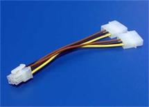 OEM power strips for 2x VGA 5.25 to PCI-E (6-pole)