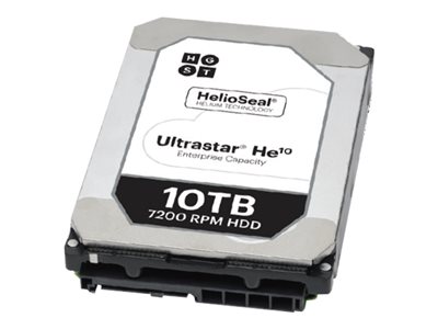 HGST, 3.5in26.1mm 10TB 256MB 7.2kSATA 512E SED