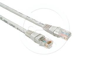 Solarix patch cable CAT5E UTP PVC 0,5m grey non-snag-proof