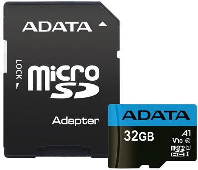 ADATA Micro SDHC karta 32GB UHS-I Class 10 + SD adapter, Premier