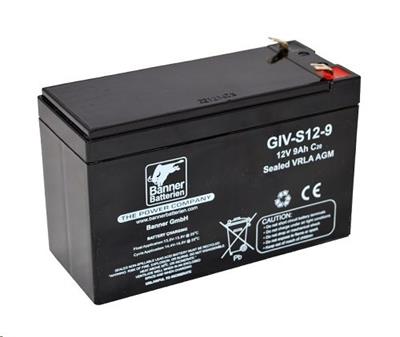 Battery BANNER GIV-S, 12-9, 12V, 9Ah