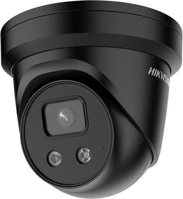 Hikvision IP turret camera DS-2CD2346G2-ISU/SL(BLACK)(2.8mm)(C), 4MP, 2.8mm, audio, black, AcuSense