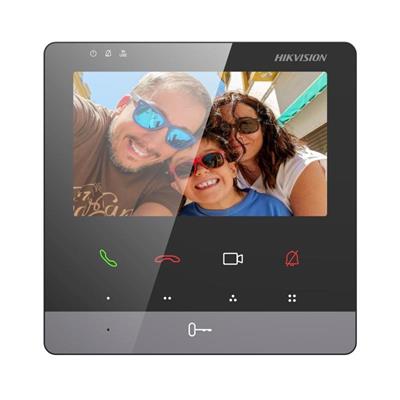 Hikvision DS-KH7100EY-E2 - 2-wire 4,3  IP monitor with touch buttons, black