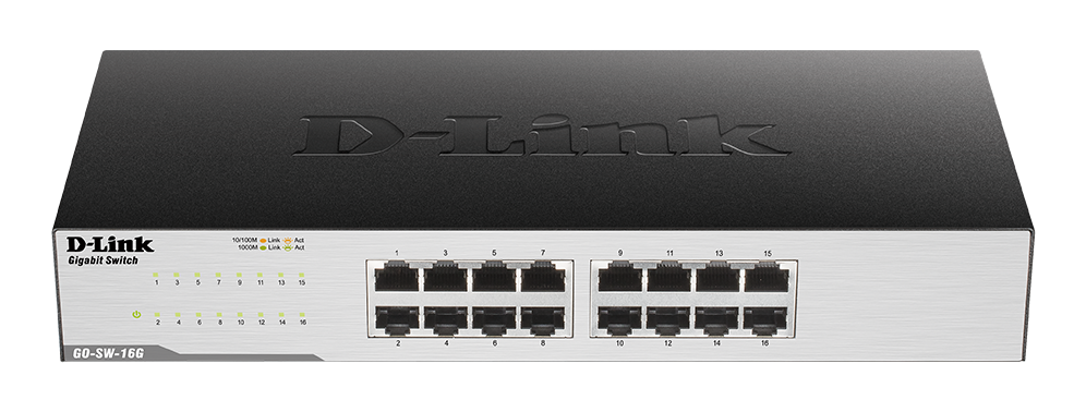 D-Link GO-SW-16G 16-Port GIGABIT DESKTOP SWITCH