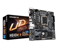 GIGABYTE MB Sc LGA1700 H610M H DDR4, Intel H610, 2xDDR4, 1xHDMI, 1xVGA, mATX