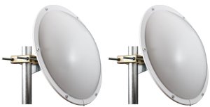 Jirous JRC-24 MIMO, Dish antenna dual polarization 24dBi (2pack) Nfemale