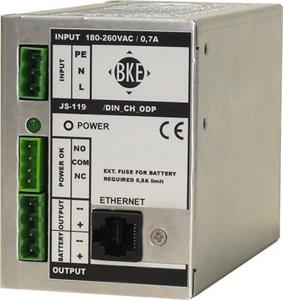 Power supply / charger for DIN rail with managment BKE SAD-119-275 / DIN2_CH_ODP 27.5 V, 120 W, 4.2 A, LAN port