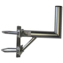 Antenna holder on mast  L , lenght 25cm, height 20cm, d=42mm + 2x U-Bolt 100mm