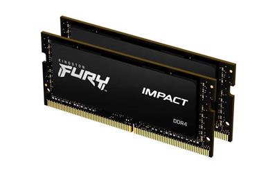 KINGSTON 16GB 2666MHz DDR4 CL15 SODIMM (Kit of 2) FURY Impact