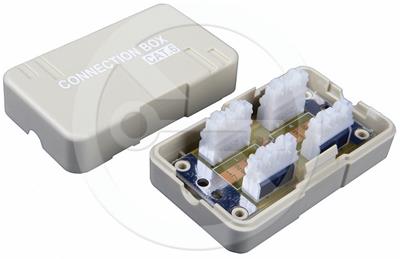 Solarix junction box CAT6 UTP 8p8c LSA+/Krone