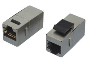 Masterlan combined keystone/coupling STP, Cat.5e, RJ45-RJ45