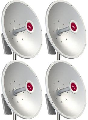 MikroTik MTAD-5G-30D3, mANT30, 30dBi Parabolic Dish antenna Dual 5GHz, 2x RPSMA, standard type mount - 4pack