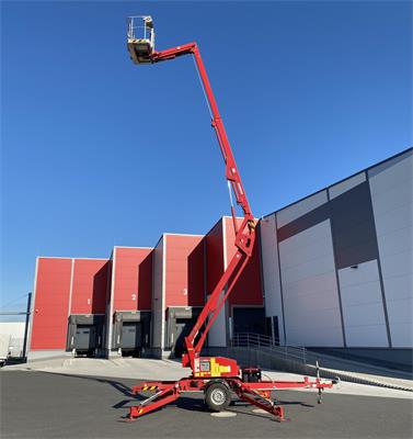 Rental of a 15m trailer mounted boom lift for 1 day