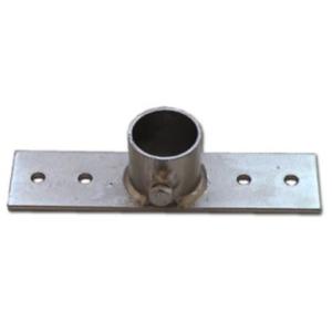 Base for pole, diameter 48mm with longer base