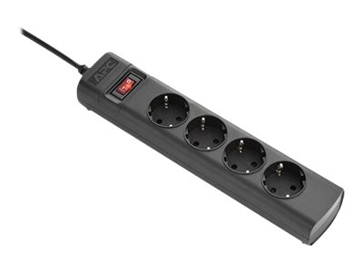 APC UPS Power Strip IEC C14, 4 outlets, German, APC UPS Power Strip - IEC C14 - 4 outlets - (CEE 7/