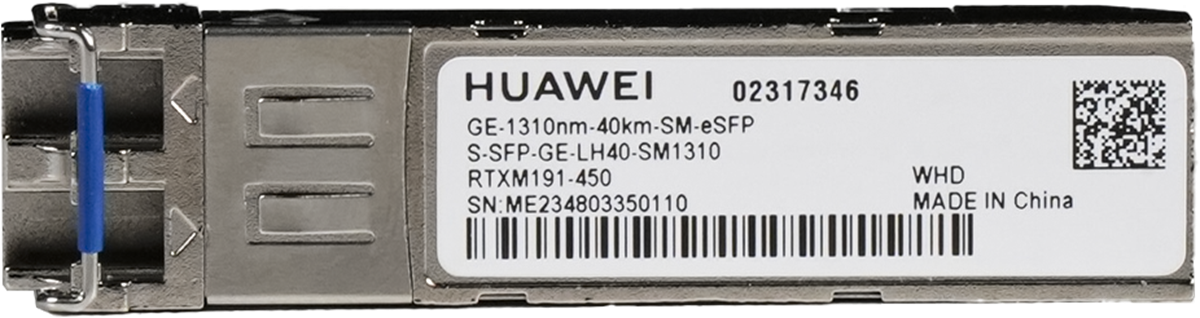 Huawei 1.25G SFP optical transceiver, SM, 1310nm, 40km, 2x LC konektor, DDM