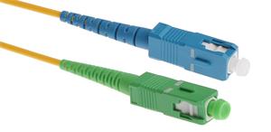 Masterlan fiber optic patch cord, SCupc-SCapc, Singlemode 9/125, simplex, 1m