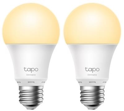 TP-Link Tapo L510E Dimmable Smart Wi-Fi LED Bulb, 2700K, E27 - 2-pack