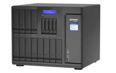 QNAP TVS-h1688X-W1250-32G (Xeon 3,3GHz, ZFS, 32GB ECC RAM, 12x 3,5 + 4x 2,5 , 2x M.2 NVMe, 4x2,5GbE)