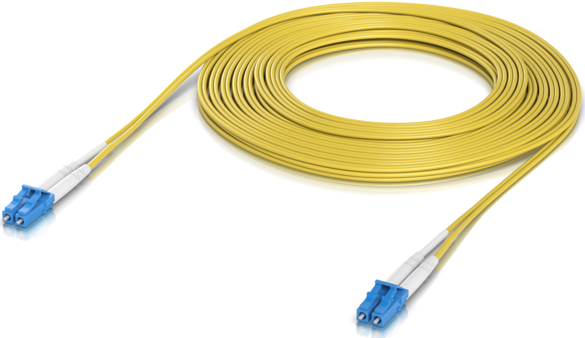 Ubiquiti UACC-OFC-S2-LULU-10M - optical patch cord LCupc/LCupc, Duplex, Singlemode 9/125, 10m