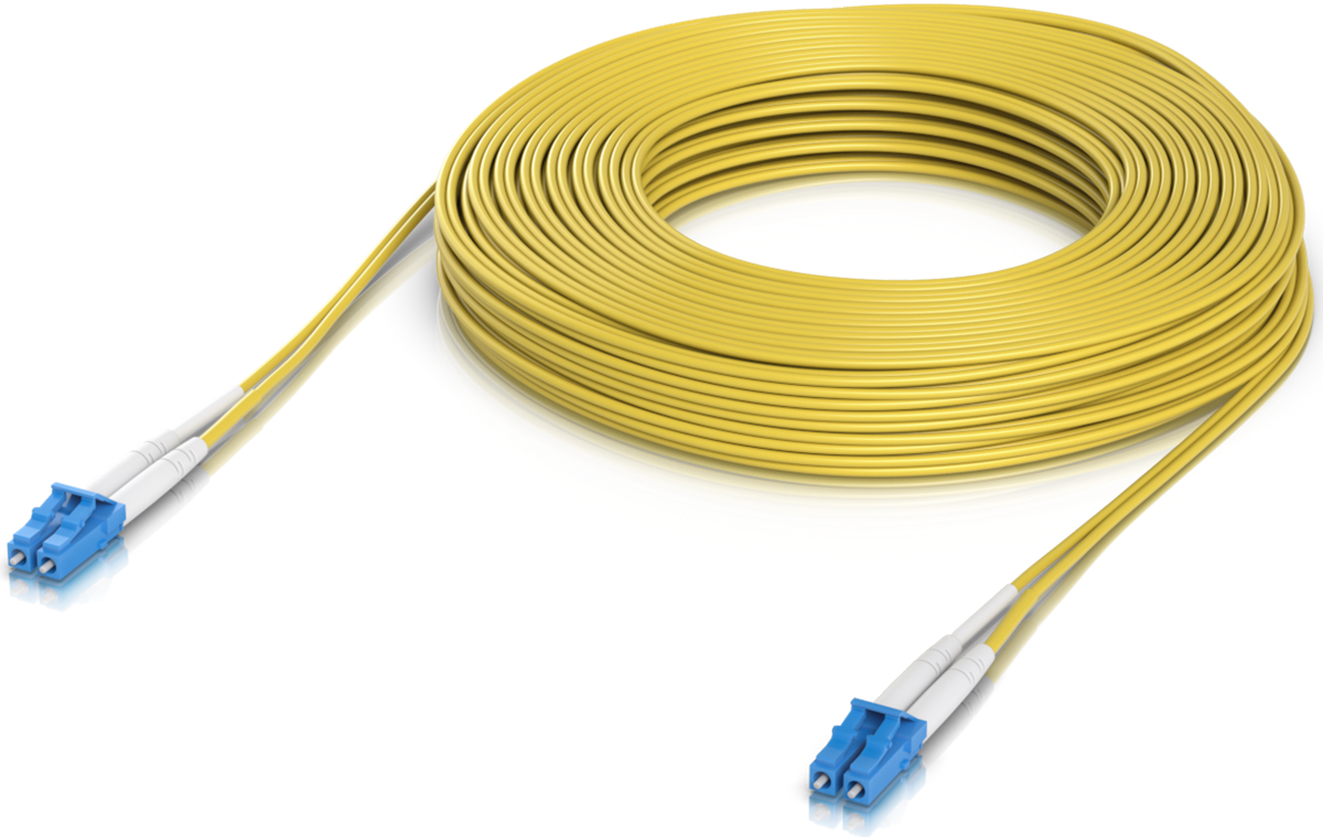 Ubiquiti UACC-OFC-S2-LULU-30M - optical patch cord LCupc/LCupc, Duplex, Singlemode 9/125, 30m