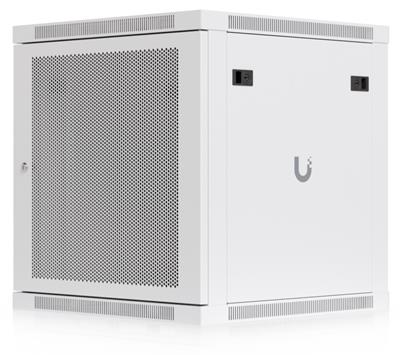 Ubiquiti 12U Rack Cabinet, Wall mount, 600mm, perforated door