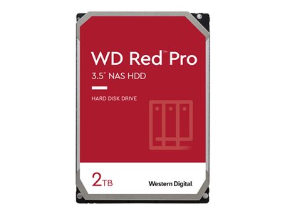 WD, HDD Red Pro 2TB 3.5 SATA 6GB/s 64MB