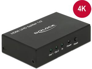 Delock HDMI UHD Splitter 1 x HDMI in >2 x HDMI out 4K 18682 Delock HDMI UHD Splitter 1 x HDMI in >2 