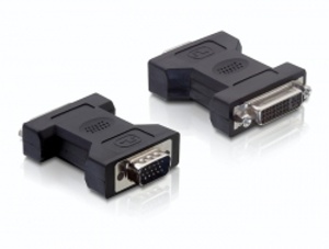 Delock Adapter DVI 24 + 5 female> VGA 15pin male