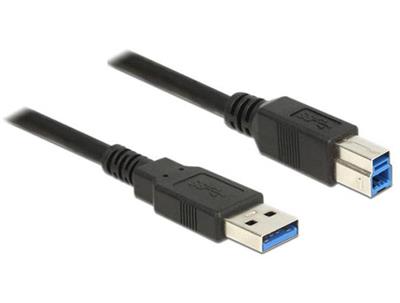 Delock Cable USB 3.0 Type-A male > USB 3.0 Type-B male 0.5 m black