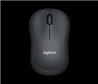 Logitech Wireless Mouse M220 Silent, black