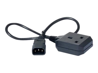 APC AP9881, Power Cord, C14 to BS1363 (UK), 0.6m