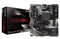 ASRock MB Sc AM4 B450M-HDV R4.0, AMD B450, 2xDDR4, VGA, mATX