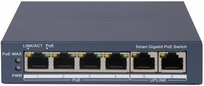 Hikvision DS-3E1506P-EI PoE Smart managed Switch, 4x PoE, 60W