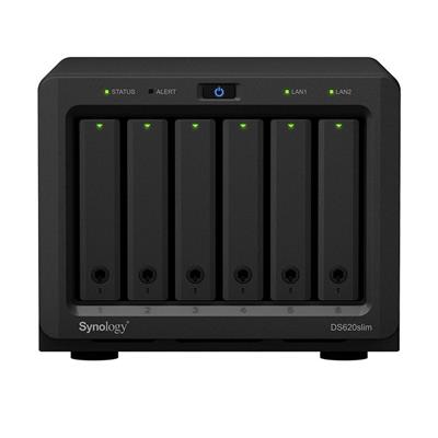 NAS Synology DS620slim RAID 6xSATA 2,5  server, 2xGb LAN