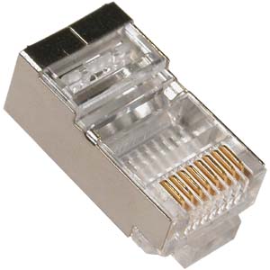 Masterlan conector FTP RJ45, Cat.5e, 8p8c, wire, golded