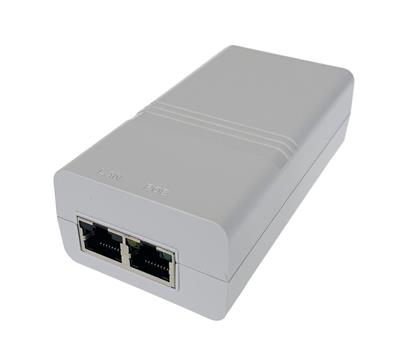 MaxLink PI30W PoE injector - 802.3af/at, 52V, 580mA, 30W, 1Gbit, white