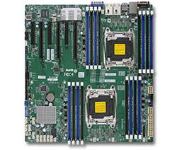 SUPERMICRO MB 2xLGA2011-3, iC612 16x DDR4 ECC,10xSATA3,(PCI-E 3.0/3,3(x16,x8),2x LAN,IPMI