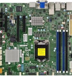 SUPERMICRO MB 1xLGA1151 (i7 do 1U), iC236,DDR4,4xSATA3,PCIe 3.0 (1 x16, 2 x4),HDMI,DP,DVI,Audio,12v