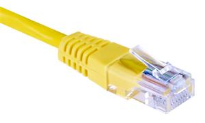 Masterlan patch cable UTP, Cat5e, 5m, yellow