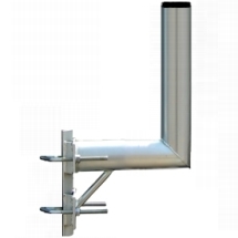 Antenna holder on mast  L , lenght 25cm, height 40cm, d=60mm + 2 x U-Bolt 100mm