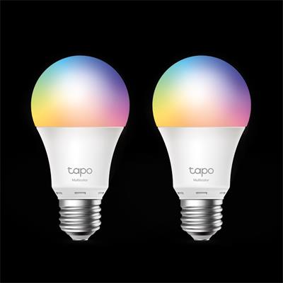 TP-Link Tapo L530E Smart Wi-Fi LED Bulb, Multicolor, 2500-6500K, E27 - 2-pack