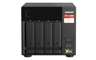 QNAP TS-473A-8G (Ryzen 2,2GHz / 8GB RAM / 4x SATA / 2x M.2 NVMe slot / 2x 2,5GbE / 2x PCIe / 4x USB)